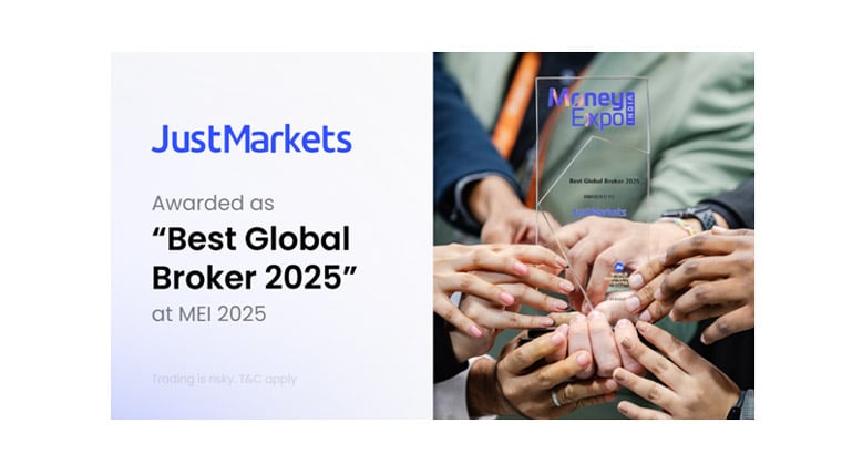 JustMarkets Named Best Global Broker 2025 at Money Expo India